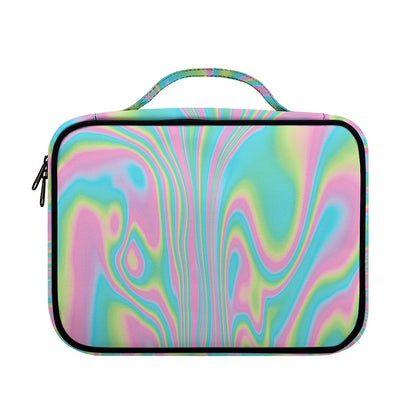 Rainbow Holographic Print Briefcase Bible Bag