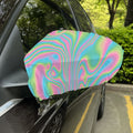 Rainbow Holographic Print Car Side Mirror Covers