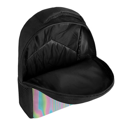 Rainbow Holographic Print Casual Backpack