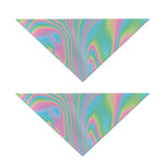 Rainbow Holographic Print Dog Bandana
