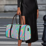 Rainbow Holographic Print Duffle Bag