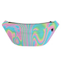 Rainbow Holographic Print Fanny Pack