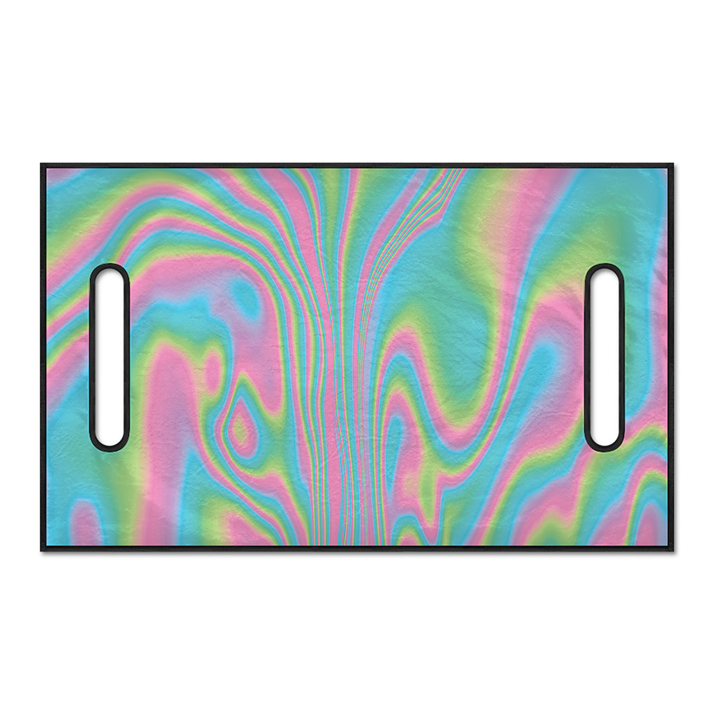 Rainbow Holographic Print Golf Cart Seat Cover