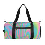 Rainbow Holographic Print Gym Bag