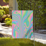 Rainbow Holographic Print House Flag