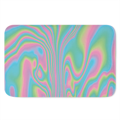 Rainbow Holographic Print Indoor Door Mat