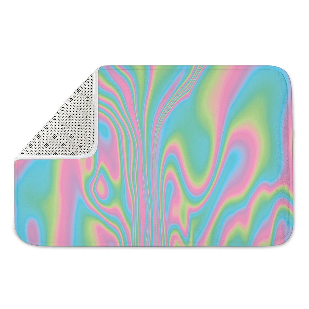 Rainbow Holographic Print Indoor Door Mat