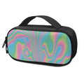 Rainbow Holographic Print Portable Cooler Travel Case