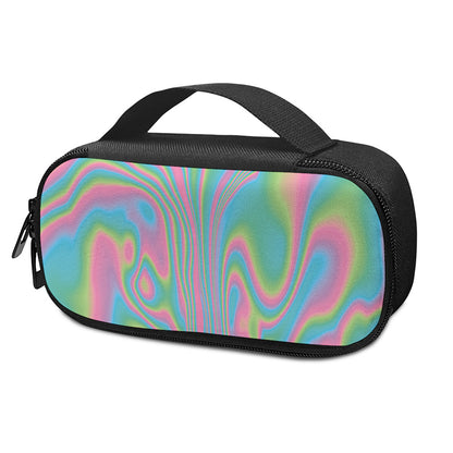 Rainbow Holographic Print Insulin Cooler Travel Case