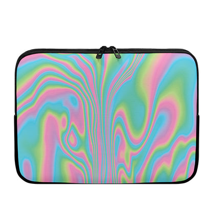 Rainbow Holographic Print Laptop Sleeve