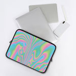 Rainbow Holographic Print Laptop Sleeve