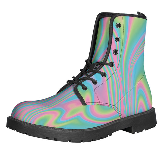 Rainbow Holographic Print Backpack