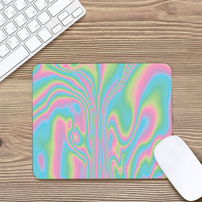 Rainbow Holographic Print Mouse Pad