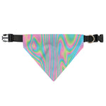 Rainbow Holographic Print Over The Collar Dog Bandana