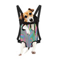 Rainbow Holographic Print Pet Carrier Backpack
