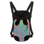 Rainbow Holographic Print Pet Carrier Backpack