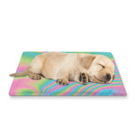 Rainbow Holographic Print Pet Cooling Mat Cover