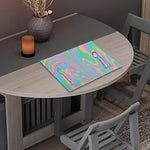 Rainbow Holographic Print Placemat
