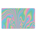 Rainbow Holographic Print Polyester Doormat