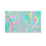 Rainbow Holographic Print Polyester Flag