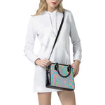 Rainbow Holographic Print Shoulder Handbag