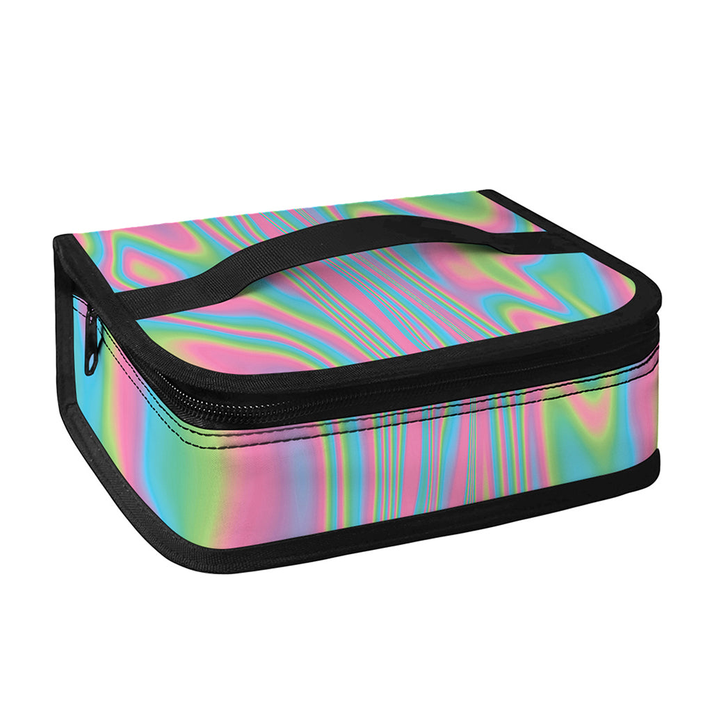 Rainbow Holographic Print Small Lunch Bag