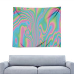 Rainbow Holographic Print Tapestry
