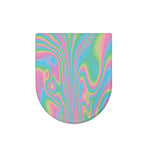 Rainbow Holographic Print Toilet Lid Cover