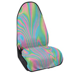 Rainbow Holographic Print Waterproof Car Seat Cover