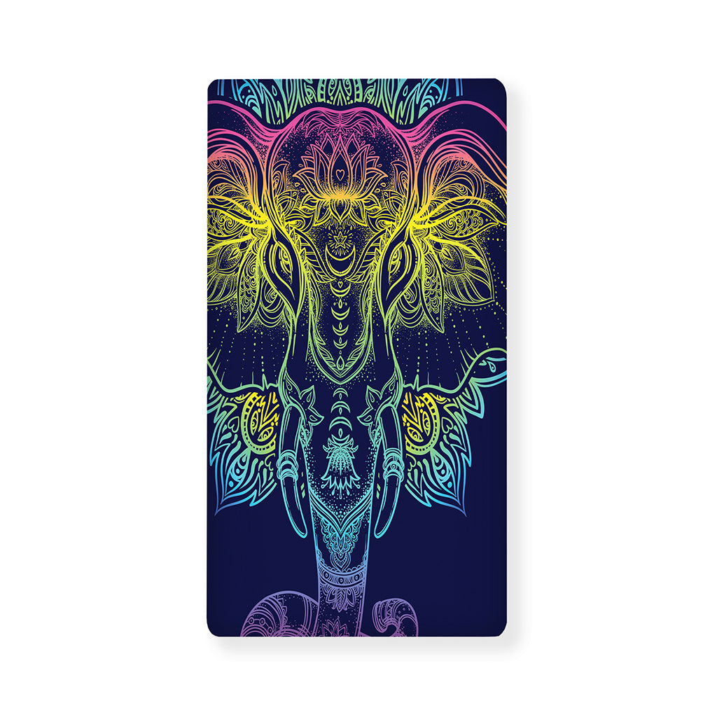Rainbow Indian Elephant Print Baby Crib Sheet