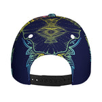 Rainbow Indian Elephant Print Baseball Cap