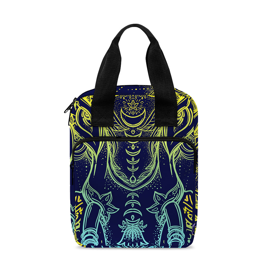 Rainbow Indian Elephant Print Bible Tote Bag