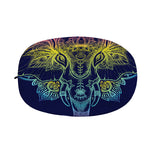 Rainbow Indian Elephant Print Car Side Mirror Covers