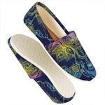 Rainbow Indian Elephant Print Casual Shoes