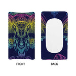 Rainbow Indian Elephant Print Changing Pad Cover