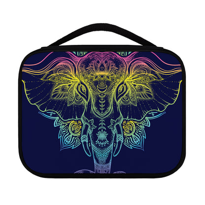 Rainbow Indian Elephant Print Classic Bible Case