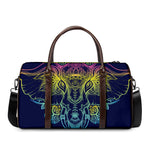 Rainbow Indian Elephant Print Duffle Bag