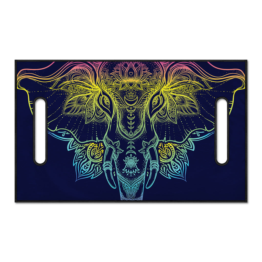 Rainbow Indian Elephant Print Golf Cart Seat Cover