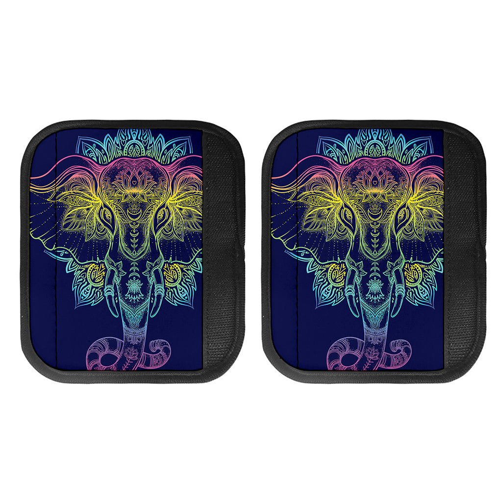 Rainbow Indian Elephant Print Handle Covers