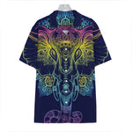 Rainbow Indian Elephant Print Hawaiian Shirt