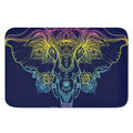 Rainbow Indian Elephant Print Indoor Door Mat
