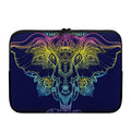 Rainbow Indian Elephant Print Laptop Sleeve