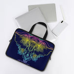 Rainbow Indian Elephant Print Laptop Sleeve With Handle