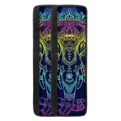 Rainbow Indian Elephant Print Refrigerator Handle Covers