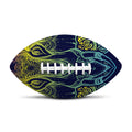 Rainbow Indian Elephant Print Rugby Ball