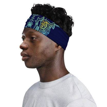Rainbow Indian Elephant Print Sports Headband