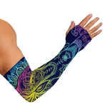 Rainbow Indian Elephant Print Sun Protection Arm Sleeves