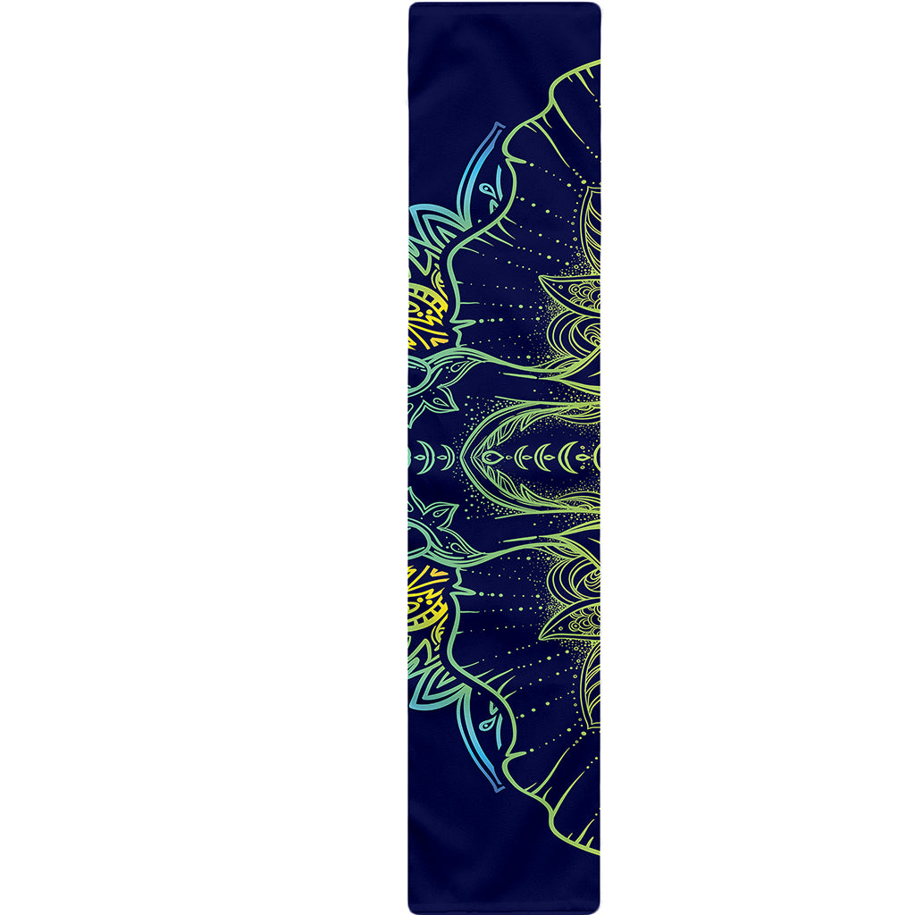 Rainbow Indian Elephant Print Table Runner