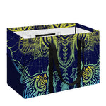Rainbow Indian Elephant Print Utility Tote Bag