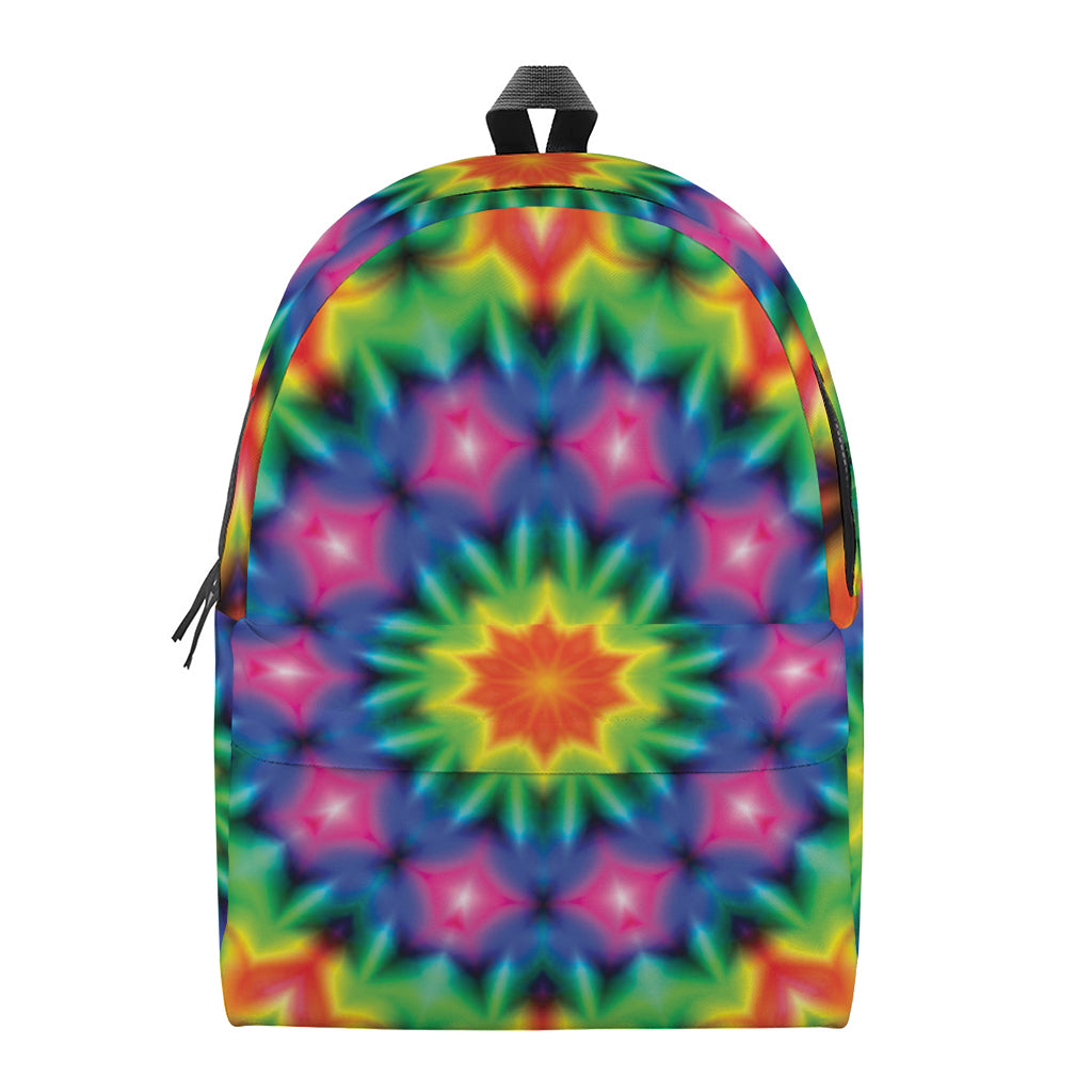 Rainbow Kaleidoscope Print Backpack